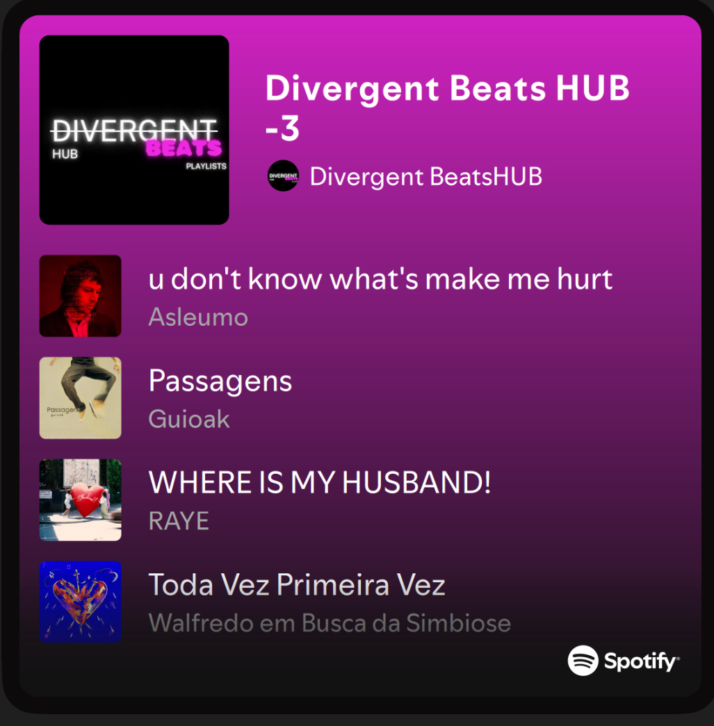Divergent Beats Hub-3: a trilha sonora da nossa semana